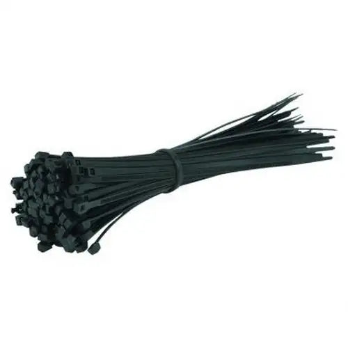 300mm x 4.8mm Cable Ties Black (100)
