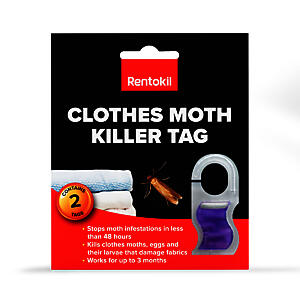 Clothes Moth Killer Tag Twin