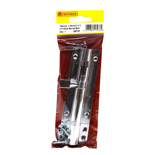 Polished Chrome Straight Barrel Bolt