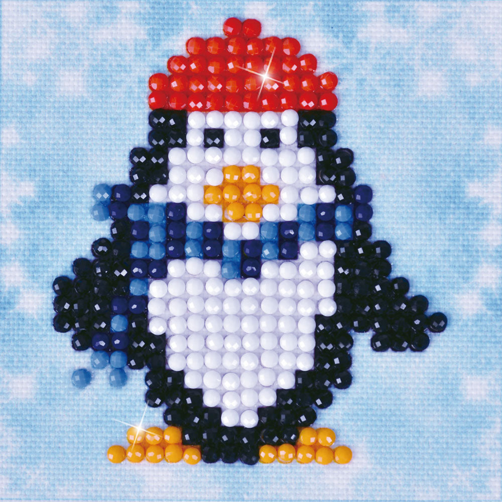 Diamond Painting Kit: Penguin Waddle