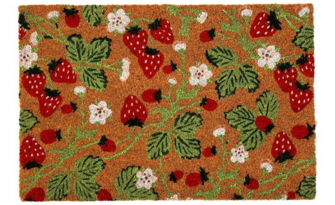 Strawberry Field Door Mat