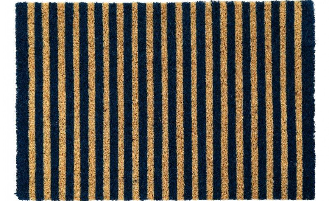Blue Stripe Doormat