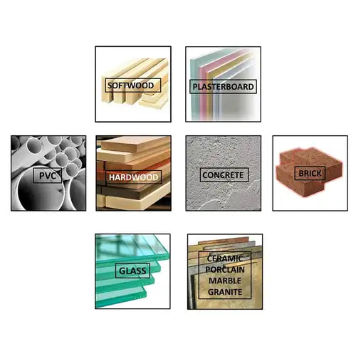 DEKTON Brazed Dry Diamond Tile Bit Set 5-10mm