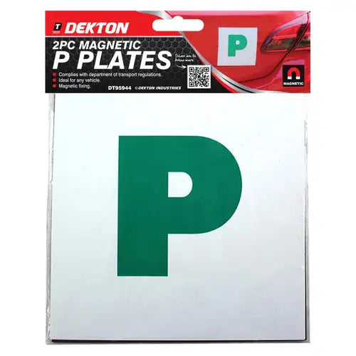 Car Magnetic P Plate 2pk