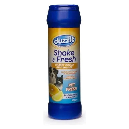 DUZZIT Shake & Fresh Carpet Cleaner - Pet Fresh 500g
