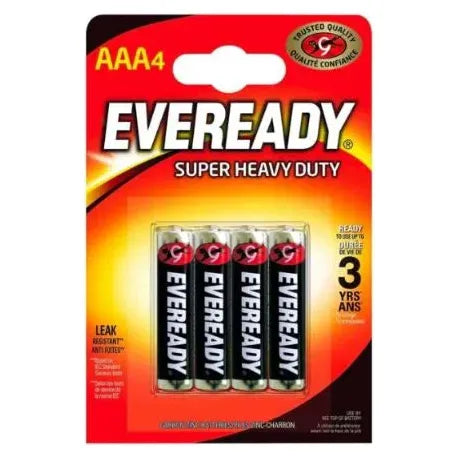 EVEREADY Super Heavy Duty AAA Zinc Carbon B4