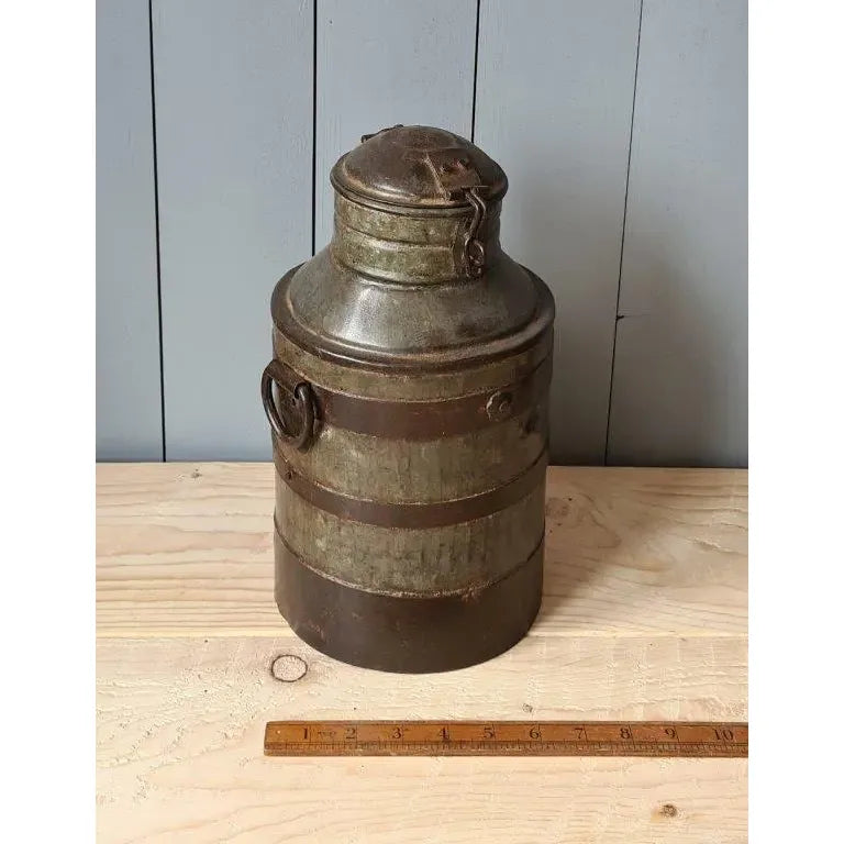 Milk Churn Antique Rust Finish