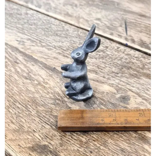 Paperweight Ornament RABBIT Cast Antique Iron 65mm