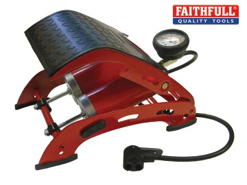 Faithfull Double Barrel Foot Pump