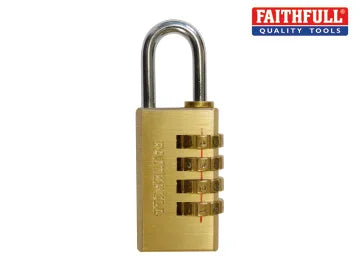 Brass Combination Padlock 20mm