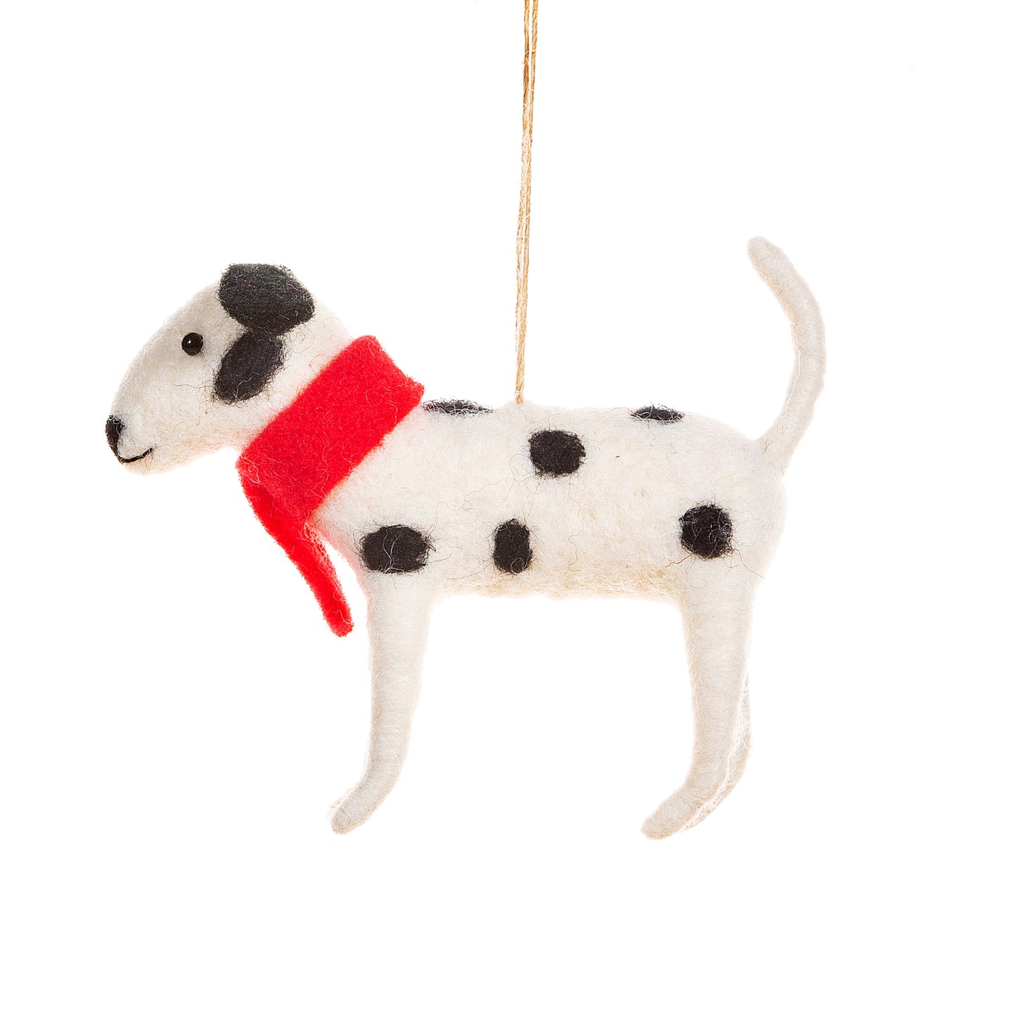 Dalmatian in Scarf Hanging Decoration