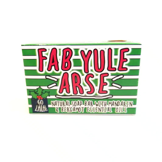 Fab Yule Arse Natural Soap With Mandarin & Bergamot