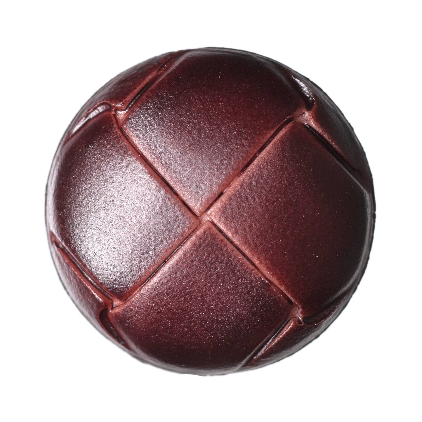 Buttons: Shank: Imitation Leather: 23mm: Brown