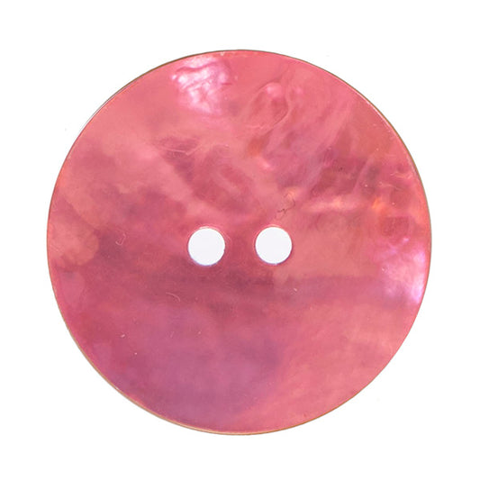Buttons: Dyed Agoya Shell: 23mm: Pink