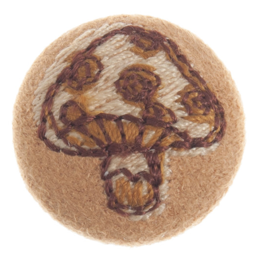Buttons: Woodland Toadstool: 20mm: Natural