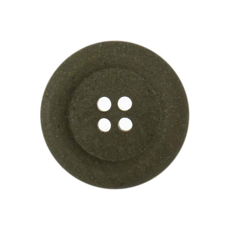 Button: Eco-Conscious: Hemp: 4 Hole: 20mm: Khaki