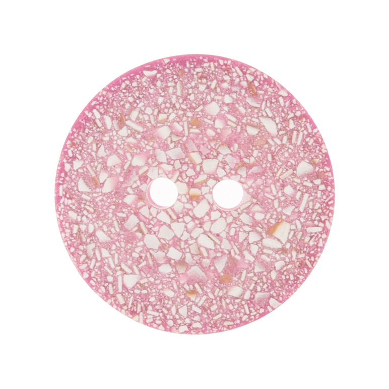 Button: Eco-Conscious: Recycled Eggshell: 2 Hole: 20mm: Light Pink