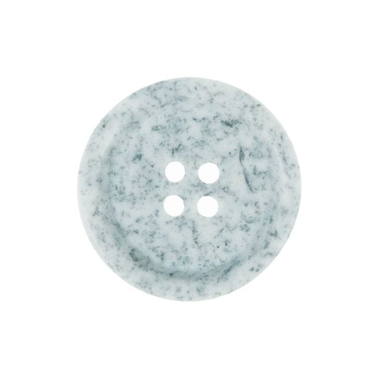 Button: Eco-Conscious: Recycled Waste Leather: 4 Hole: 18mm: Light Grey
