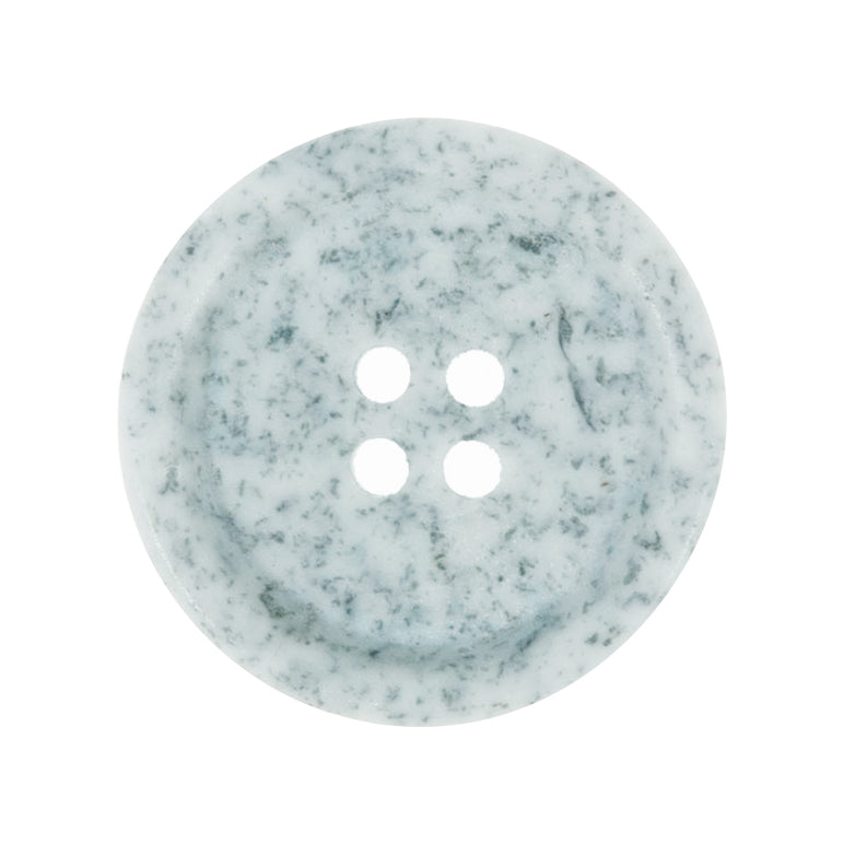 Button: Eco-Conscious: Recycled Waste Leather: 4 Hole: 20mm: Light Grey