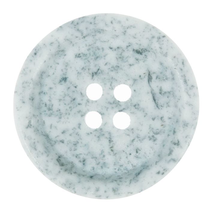 Button: Eco-Conscious: Recycled Waste Leather: 4 Hole: 25mm: Light Grey