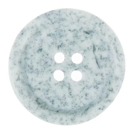Button: Eco-Conscious: Recycled Waste Leather: 4 Hole: 25mm: Light Grey
