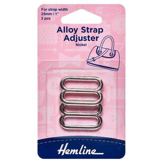 Strap Adjuster: Silver: 2 Pieces