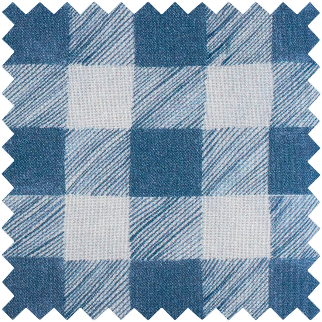 Sewing Box (M): Square: Embroidered: Wild Floral Plaid