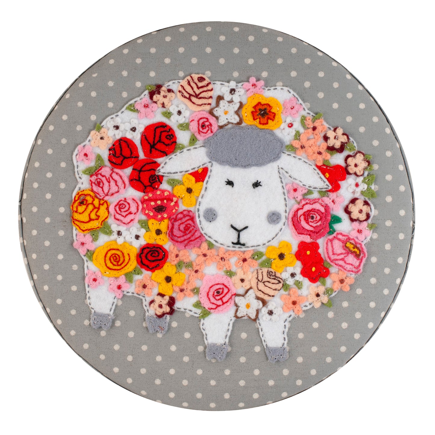 Craft Organiser: Round: Appliqué: Knitty Sheep