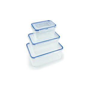 Lock n Lock 3pce Rectangular Food Storage Set