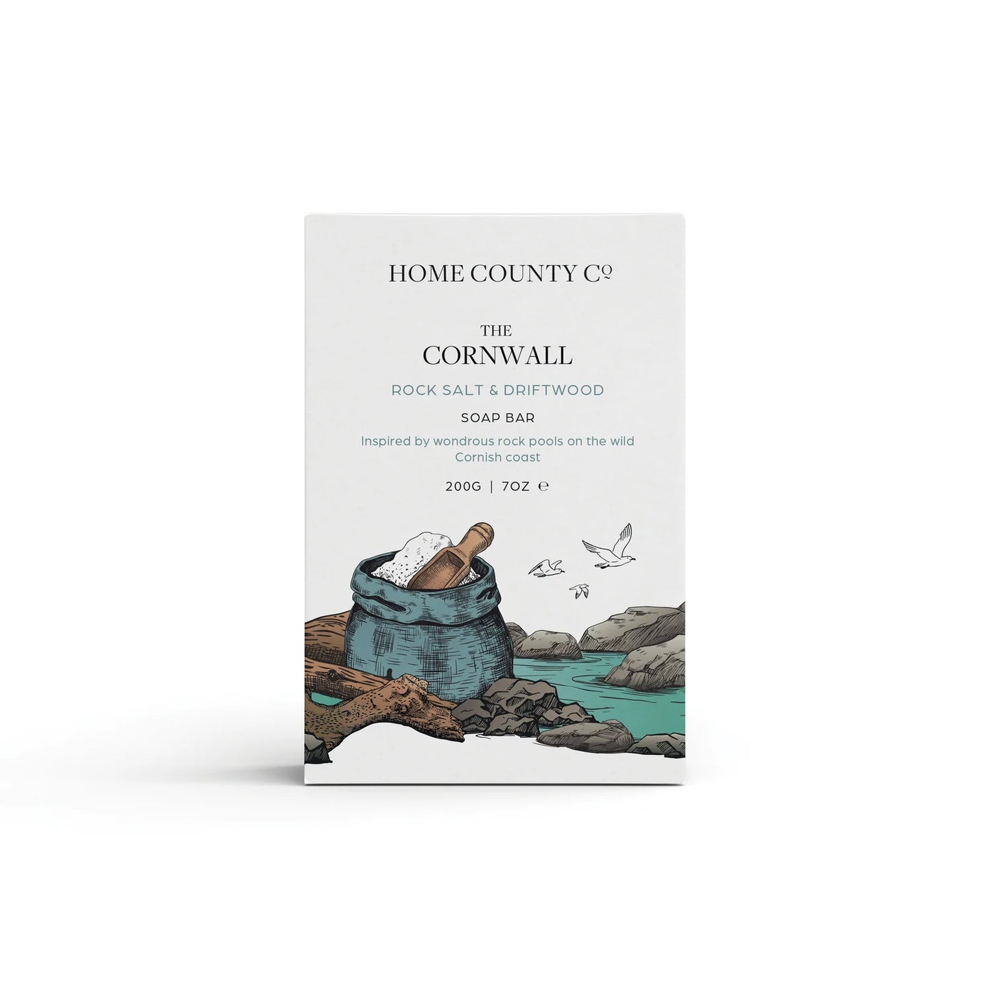The Cornwall - Rock Salt & Driftwood Soap Bar