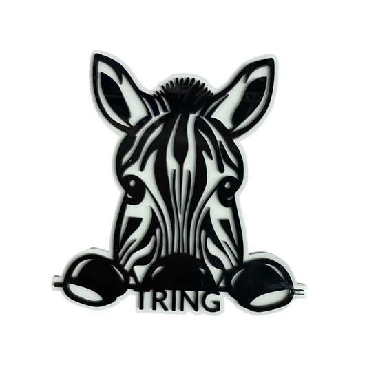 Zebra Wall Plaque