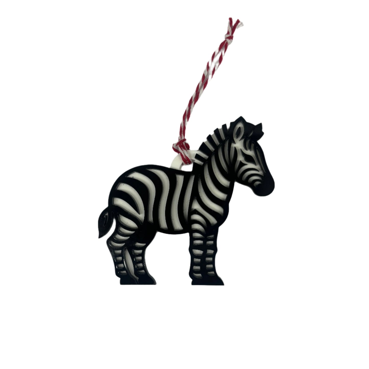 Standing Zebra Hanging Decoration