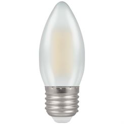 LED Crompton Filament Candle Pearl 5w ES DIM 2700K