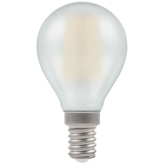 LED Crompton Filament 5w SES Golf Ball Pearl DIM 2700K