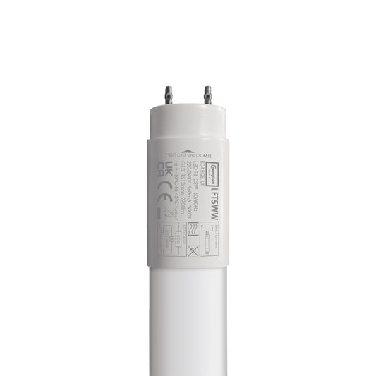 LED T8 Glass Tube Non-Dimmable 5FT 22W 3000K G13