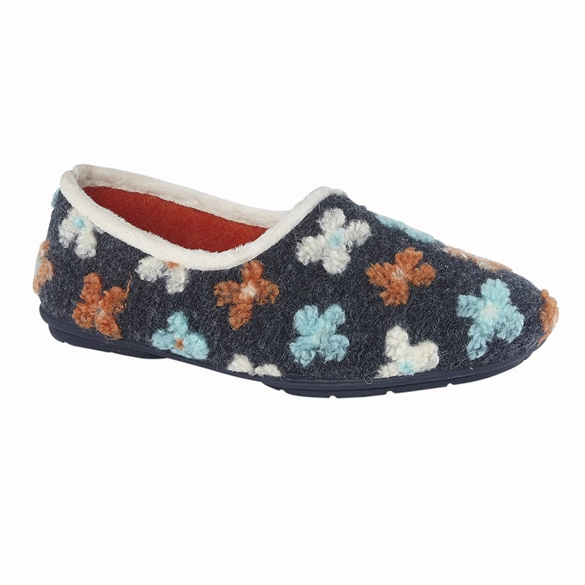 Gracie Multi Flower Slipper