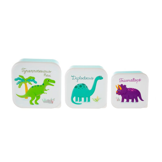 Roarsome Dinosaurs Lunch Boxes - Set of 3