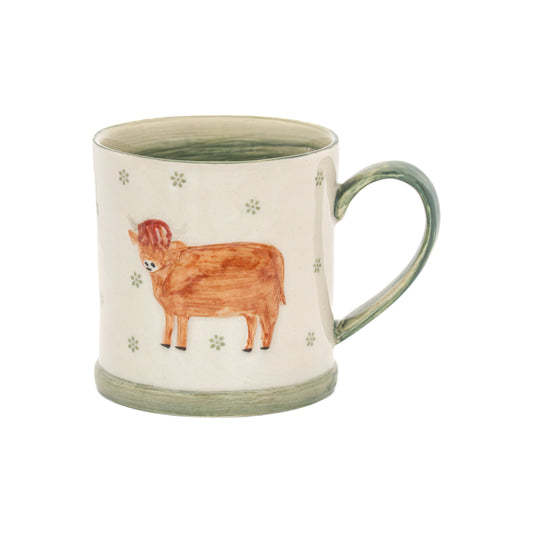 Highland Cow Motif Mug