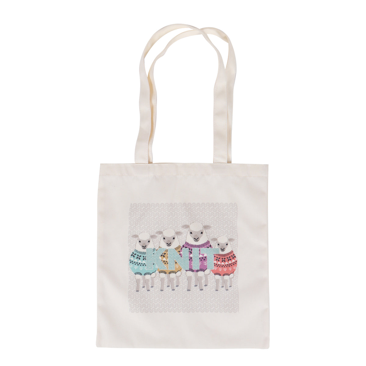 Tote Bag: Knit Sheep