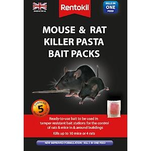 Mouse and Rat Killer Pasta Bait Pk5