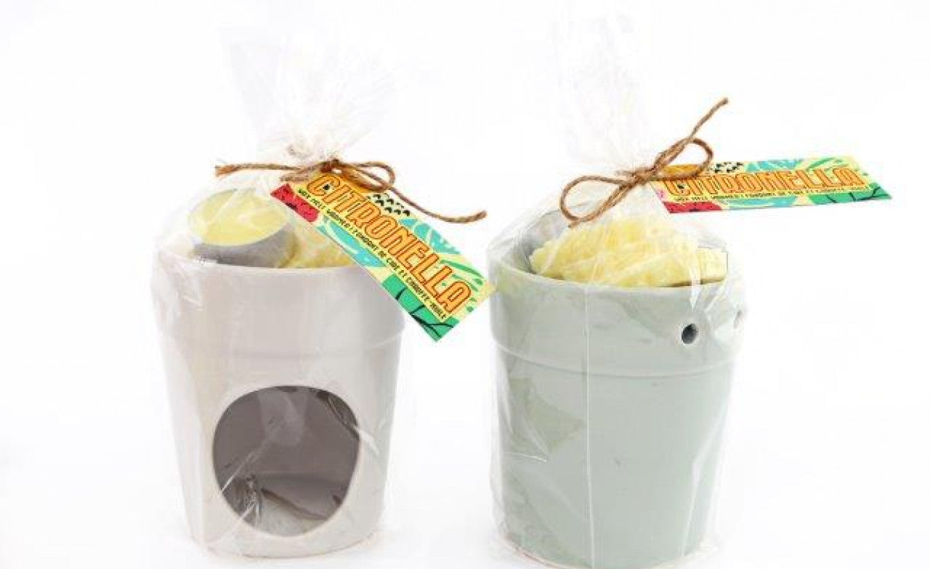 Outdoor Living Citronella Oil/ Wax Warmer Set