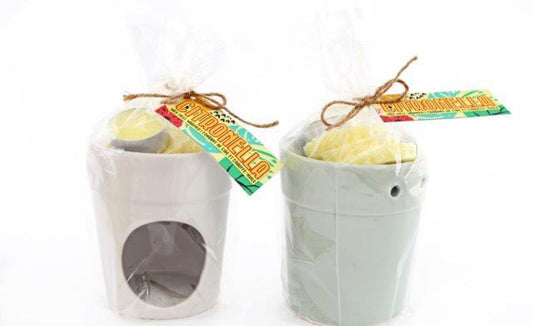 Outdoor Living Citronella Oil/ Wax Warmer Set
