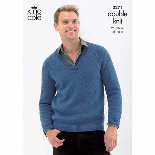 Sweater and Cardigan Knitted in Merino Blend DK