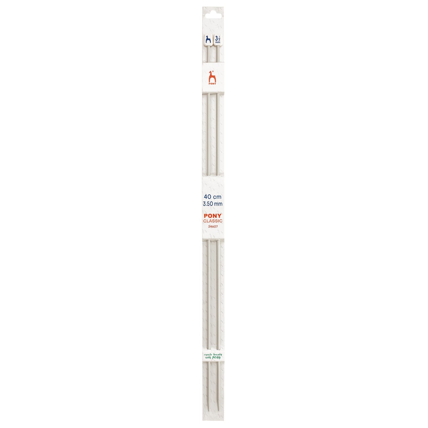Knitting Pins: Single-Ended: Classic: 40cm x 3.50mm