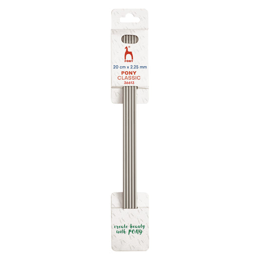 Knitting Pins: Double-Ended: Set of 5: 20cm x 2.25mm