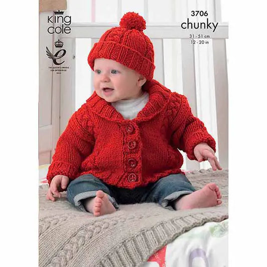 Jacket, Blanket and Hat Knitted in Comfort Chunky