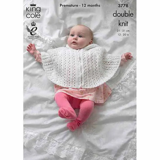 Cape and Jackets Knitted with Baby Glitz DK