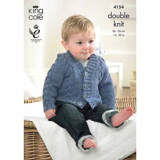 Waistcoat, Cardigan, Slipover and Sweater Knitted with Big Value Baby DK