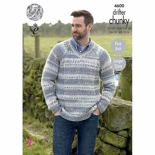 Men’s Sweaters Knitted with Drifter Chunky