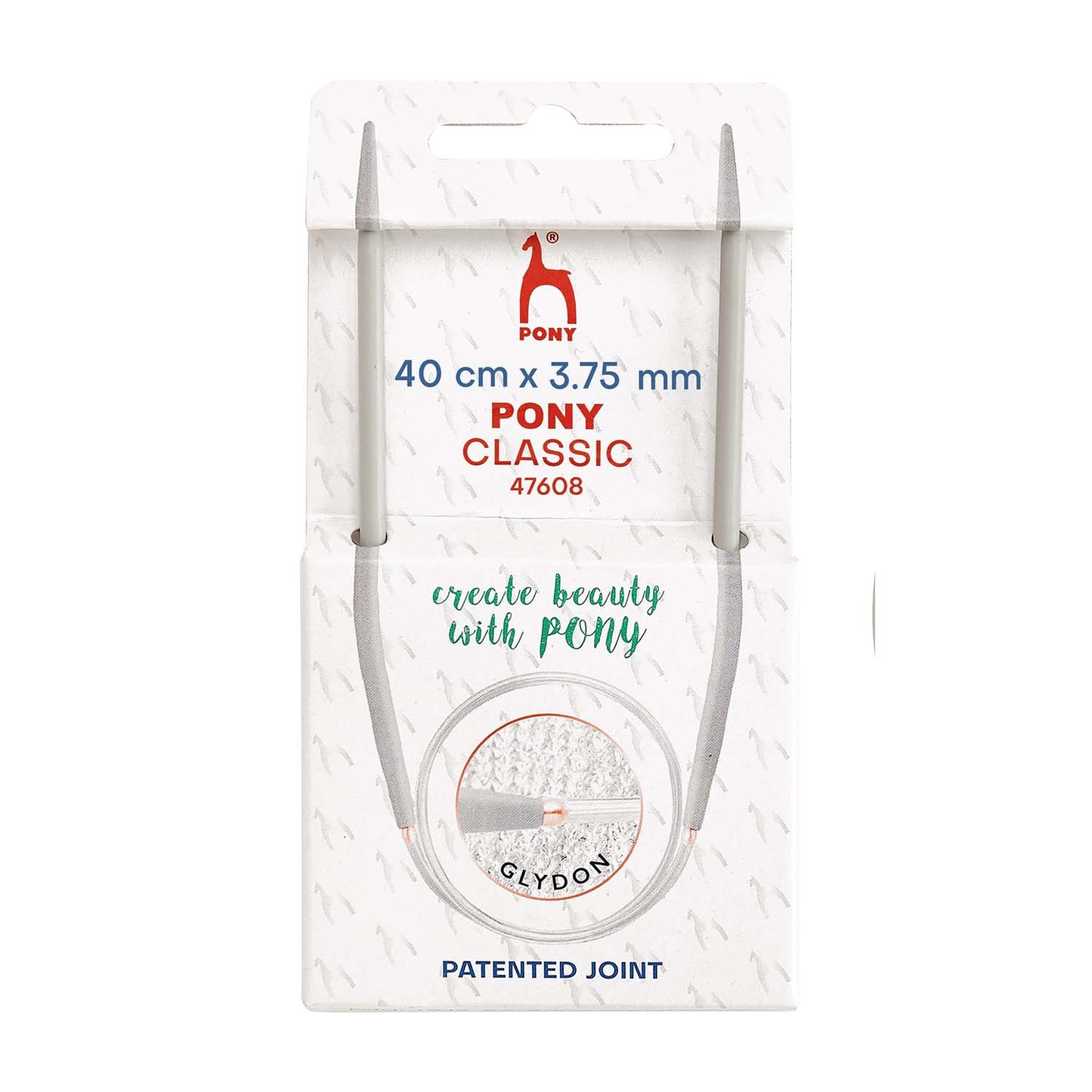 Knitting Pins: Circular: Fixed: Classic: 40cm x 3.75mm